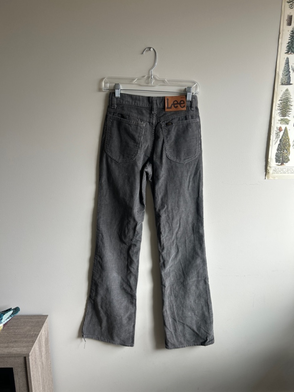 Lee Vintage Corduroy Pant Grey Size 26 - Picture 4 of 5
